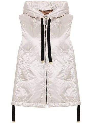 Greengo Water Repellent Padded Vest White - MAX MARA - BALAAN 1