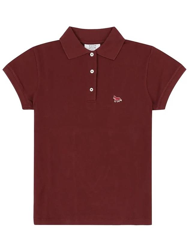 Baby Fox Patch Regular Polo Shirt Redstar - MAISON KITSUNE - BALAAN 4