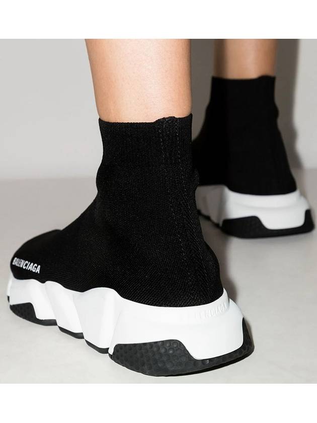 Speed Trainer High Top Sneakers Black - BALENCIAGA - BALAAN 5