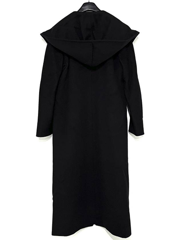 Bdanton Virgin Wool Single Coat Black - MAX MARA - BALAAN 4