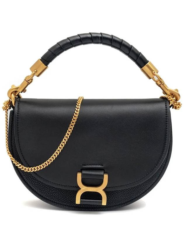 Marcie Chain Flap Shoulder Bag Black - CHLOE - BALAAN 3