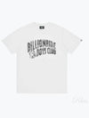 Classic Curve Logo Short Sleeve T Shirt White - BILLIONAIRE BOYS CLUB - BALAAN 2