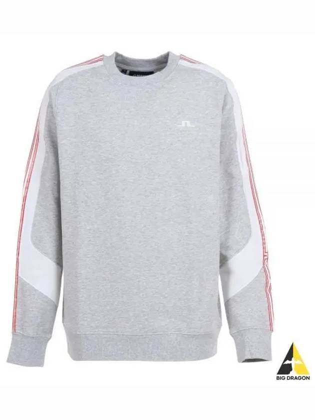 Sneaky Crew Neck Sweatshirt Light Grey - J.LINDEBERG - BALAAN 2