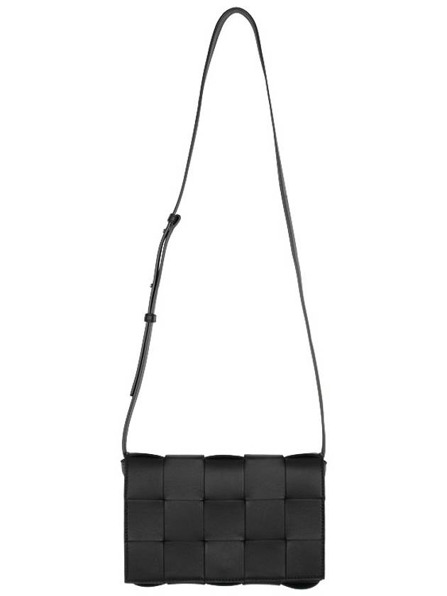 Intrecciato Cassette Cross Bag Black - BOTTEGA VENETA - BALAAN 4