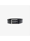 Men's Leather Belt Black - PRADA - BALAAN 2