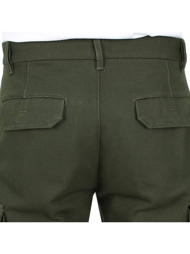 Multi Pocket Cargo Shorts Dartk Green - LORO PIANA - BALAAN 9