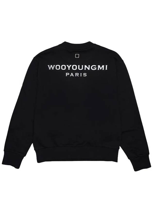 Women s Back Logo Sweatshirt Black - WOOYOUNGMI - BALAAN 2