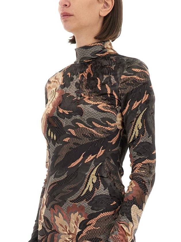 Etro Printed Chenille Dress - ETRO - BALAAN 4