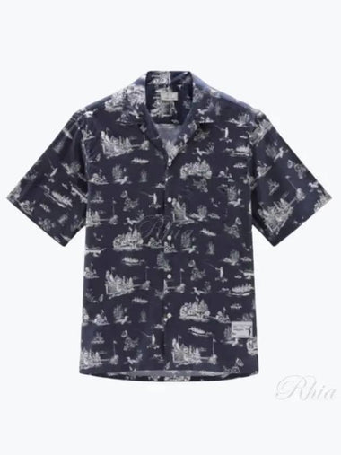 CFFWOSI0104MRUT2912 3989 Zabicon Short Sleeve Shirt - WOOLRICH - BALAAN 1