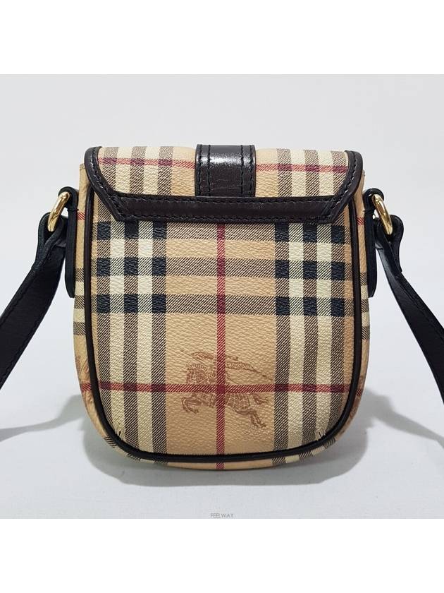 Check buckle mini cross bag - BURBERRY - BALAAN 4