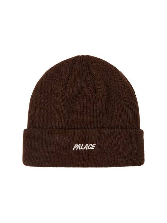 3D P Beanie Brown 3D P Beanie Brown - PALACE - BALAAN 2