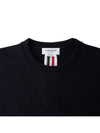 Center Back Stripe Crewneck Sweatshirt Navy - THOM BROWNE - BALAAN 4