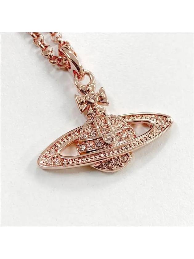 Mini Bas Relief Pendant Necklace Rose Gold - VIVIENNE WESTWOOD - BALAAN 9