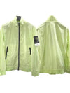 Garment Dyed Crinkle Reps Nylon Zip-up Jacket Lime - STONE ISLAND - BALAAN 2