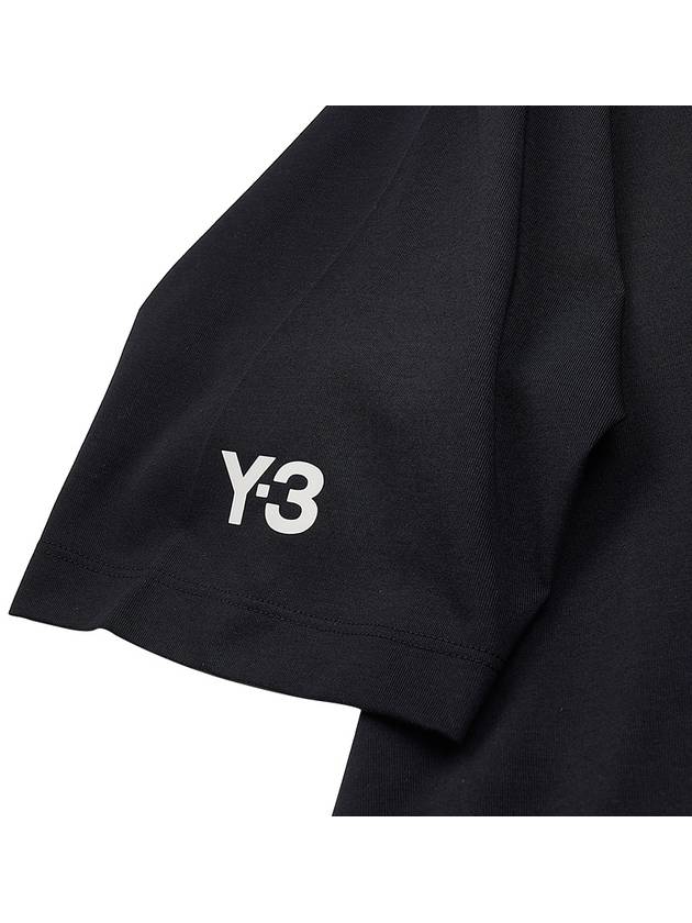 Y 3 Men s Band Sleeve Overfit Short T Shirt IR6265 BLACK OFF WHITE - Y-3 - BALAAN 4