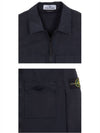 Wappen Patch Double Pocket Cotton Zip-Up Jacket Dark Navy - STONE ISLAND - BALAAN 6