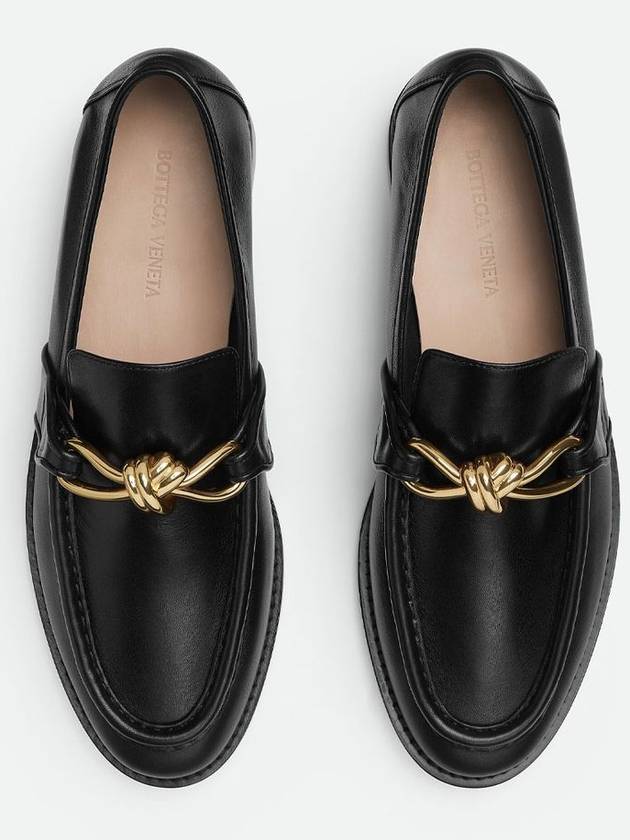 Astaire Leather Loafers Black - BOTTEGA VENETA - BALAAN 7