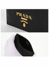 Metal Logo Saffiano Card Wallet Black - PRADA - BALAAN 5