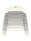 Billie Stripe Wool Knit Top Navy Ecru - A.P.C. - BALAAN 2