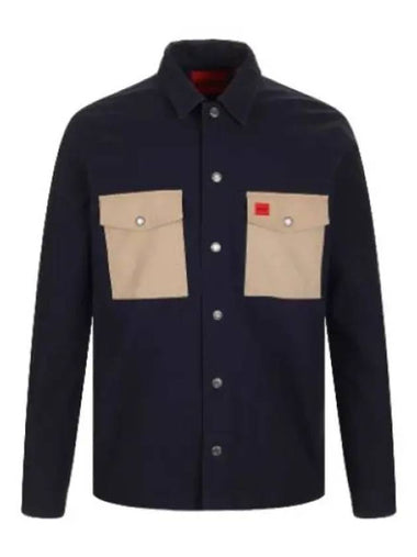 HUGO point pocket red logo shirt 50484362 405 - HUGO BOSS - BALAAN 1