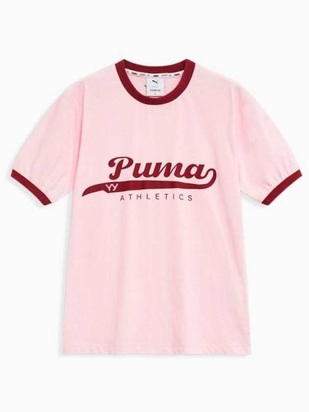 Baby Short Sleeve T-Shirt Pink Lilac - PUMA - BALAAN 2