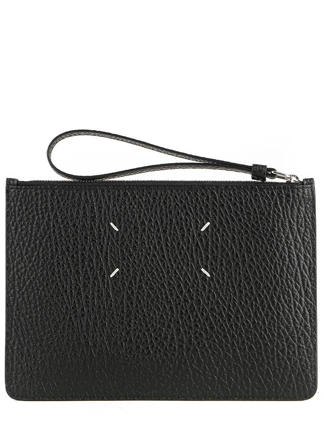 Small Leather Clutch Bag Black - MAISON MARGIELA - BALAAN 2