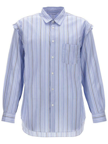 Comme Des Garçons Unfinished Striped Shirt - COMME DES GARCONS - BALAAN 1