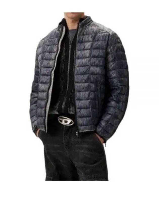 W-Pilot Puffer Jacket Navy - DIESEL - BALAAN 2