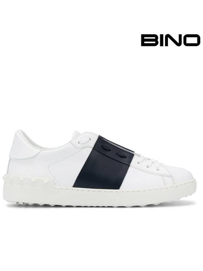 Hidden Open Band Low Top Sneakers White - VALENTINO - BALAAN 2