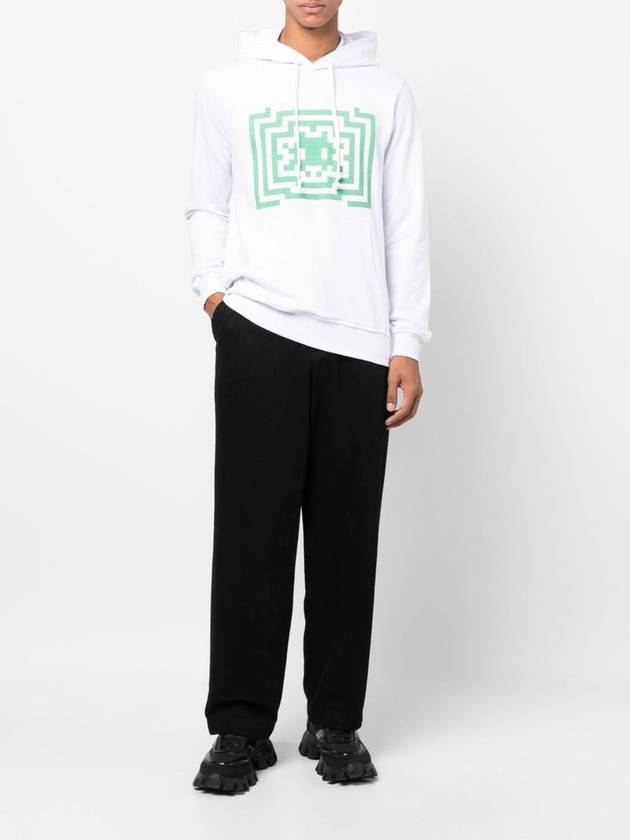 Space Invaders printed hooded top - COMME DES GARCONS - BALAAN 6