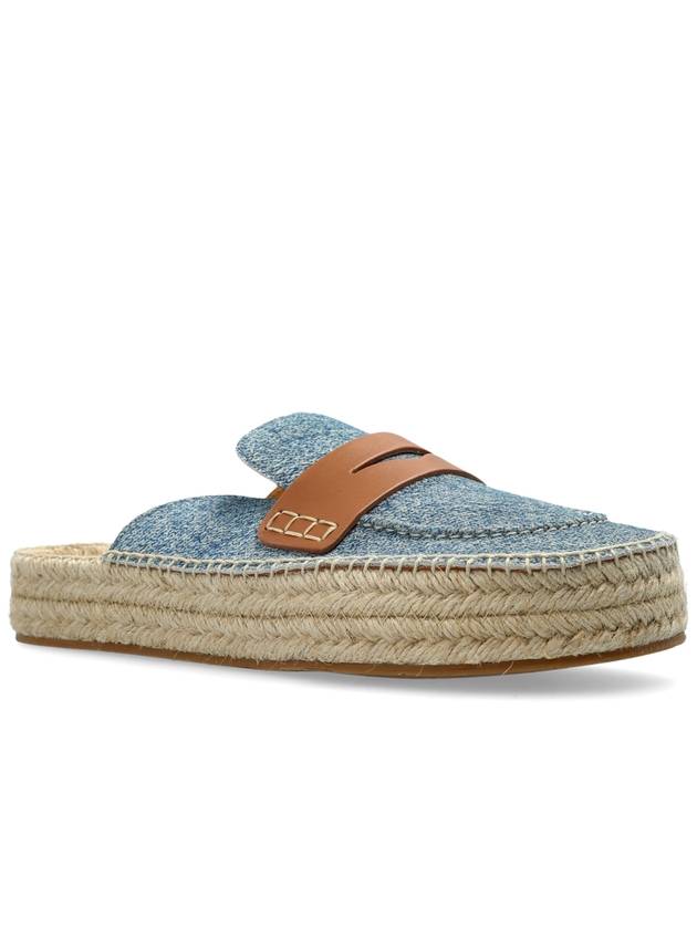 JW Anderson Denim Slides, Women's, Blue - JW ANDERSON - BALAAN 4