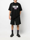 Call Me Logo Short Sleeve T-Shirt Black - VETEMENTS - BALAAN 10