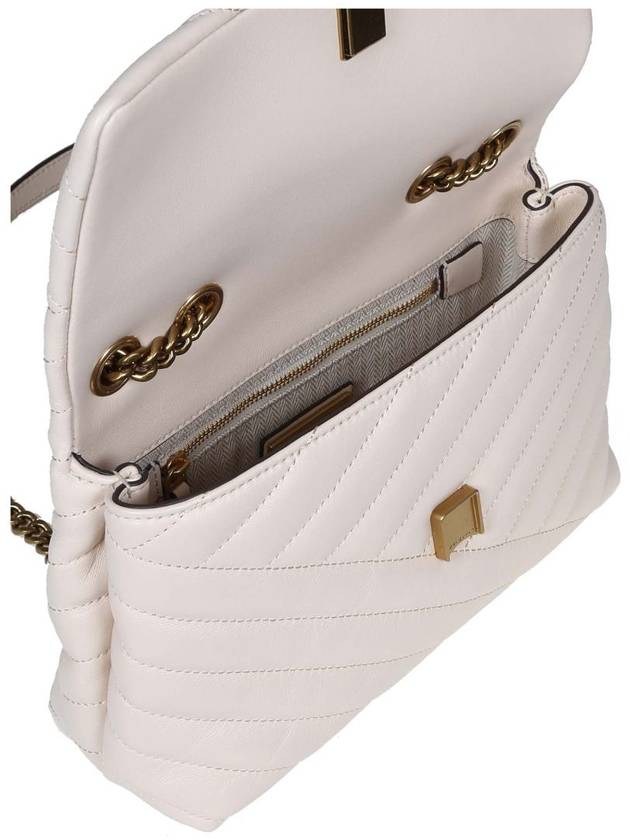 Kira Chevron Convertible Strap Small Shoulder Bag New Cream - TORY BURCH - BALAAN 5