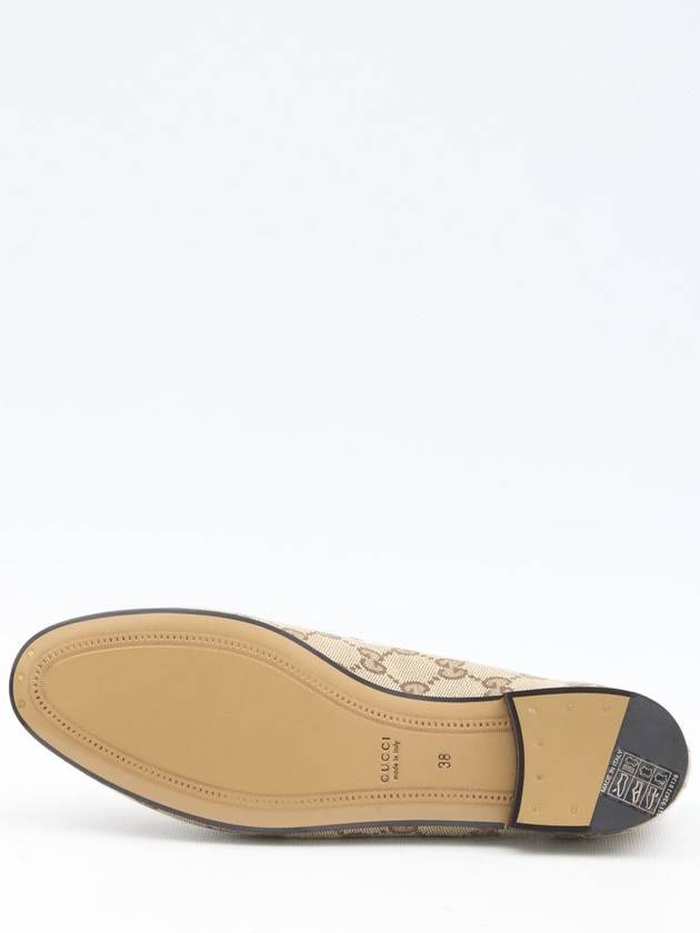 Jordan Ebony Original GG Canvas Loafer Beige - GUCCI - BALAAN 5