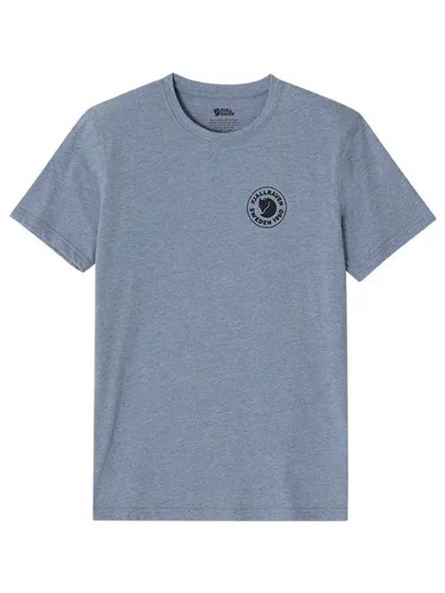 Men s 1960 Logo T Shirt Uncle Blue Melange 87313520 999 M BLUEMELANGE - FJALL RAVEN - BALAAN 3