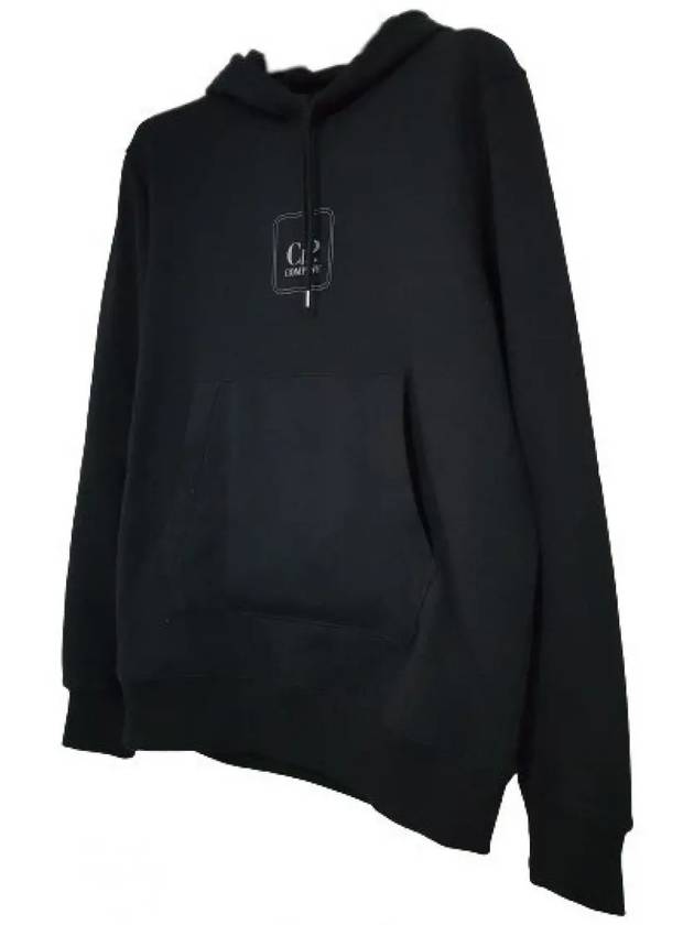 Graphic Logo Hoodie Black - CP COMPANY - BALAAN 4