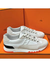 Men's Trail Sneakers Calfskin Multicolor White Orange - HERMES - BALAAN 2