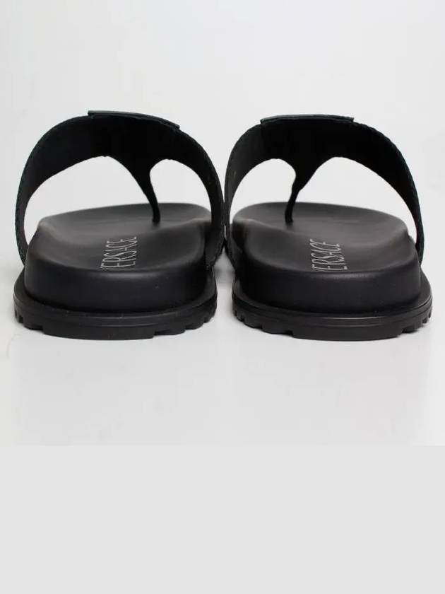 Medusa Greca Flip Flops White Black - VERSACE - BALAAN 5