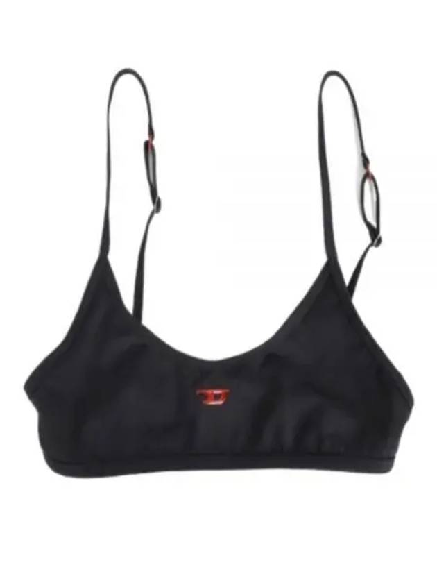 D Logo Bra Bikini Black - DIESEL - BALAAN 2