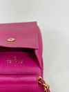 4th unit hot pink caviar long chain cross bag 3VCHB15699 - CHANEL - BALAAN 5