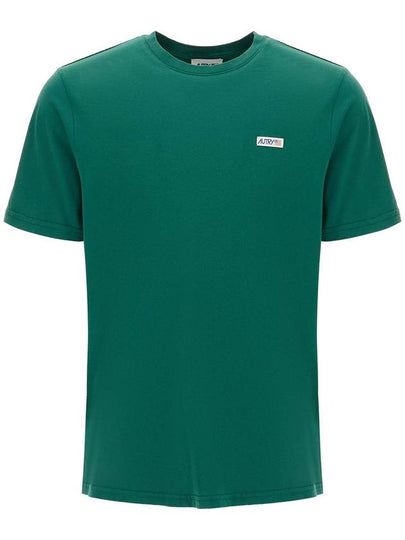 Logo relaxed fit short sleeve t shirt green - AUTRY - BALAAN 2