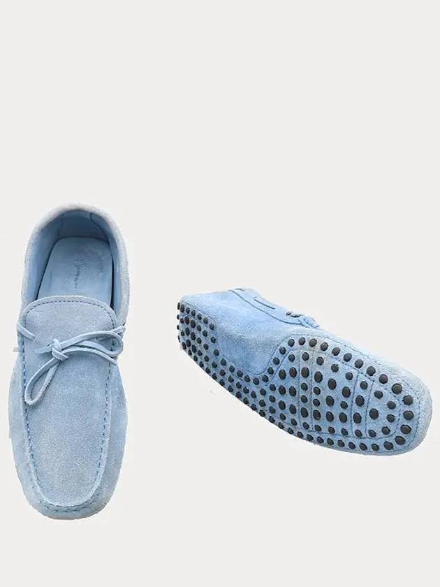 Sky blue color suede driving men s loafers 265MM - TOD'S - BALAAN 2