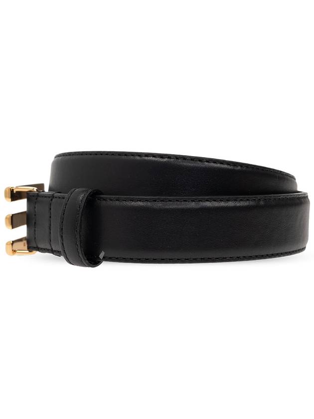 Etro Leather Belt With Logo, Women's, Black - ETRO - BALAAN 3