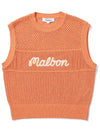 Malbon Script Crochet Vest ORANGE WOMAN - MALBON GOLF - BALAAN 1