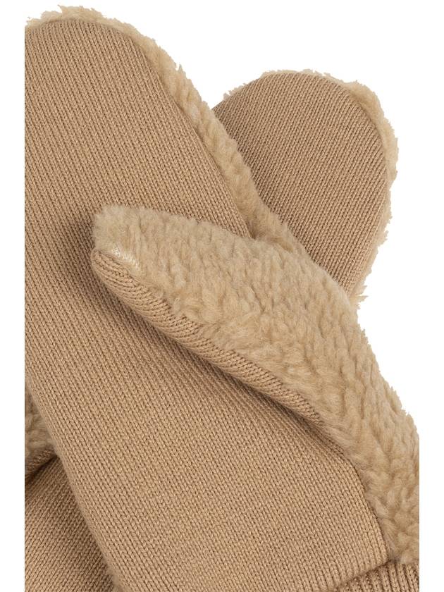 Dsquared2 Woolen Gloves, Women's, Beige - DSQUARED2 - BALAAN 4