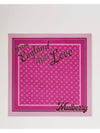 From England With Love Scarf Mulberry Pink Powder Rose - MULBERRY - BALAAN 2