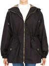 Nylon Lightweight Hooded Jacket Black - BURBERRY - BALAAN 3