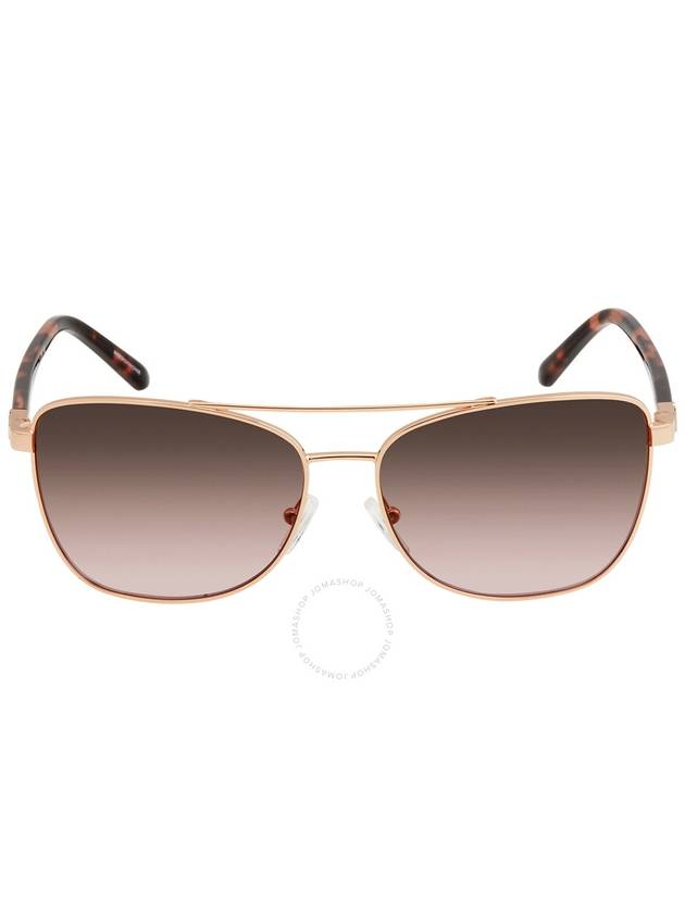 Michael Kors Stratton Brown Rose Gradient Pilot Ladies Sunglasses MK1096 110814 59 - MICHAEL KORS - BALAAN 2