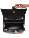 Crush Crocodile Embossed Shoulder Bag Black - BALENCIAGA - BALAAN 7