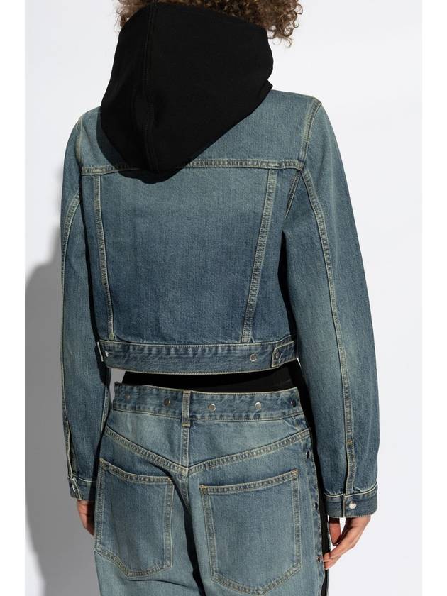 Alaïa Denim Jacket, Women's, Blue - ALAIA - BALAAN 4